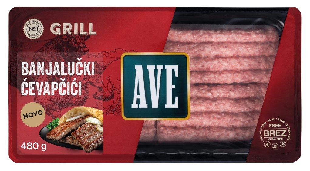 Banjalučki ćevapčići Ave 480g - Akcija u trgovini Konzum