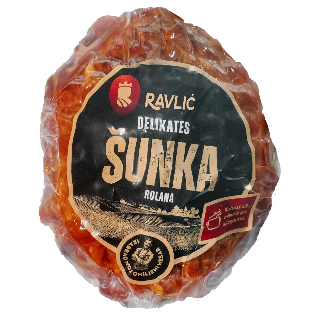 Delikates Rolana Šunka 1kg Ravlić - Akcija u trgovini Konzum