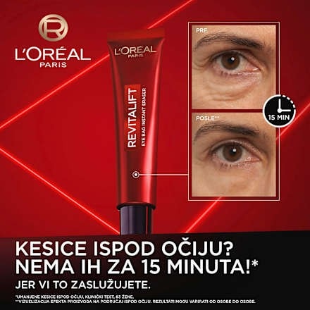 L'Oréal Revitalift krema za područje oko očiju Akcija u trgovini Bipa