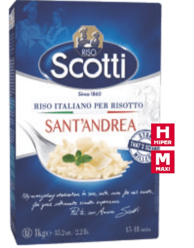 Sant' Andrea, Scotti Riža 1 kg - Akcija u trgovini Tommy