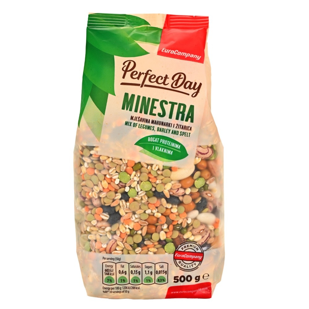 Perfect Day Minestra mješavina mahunarki 500 g Akcija u trgovini Djelo