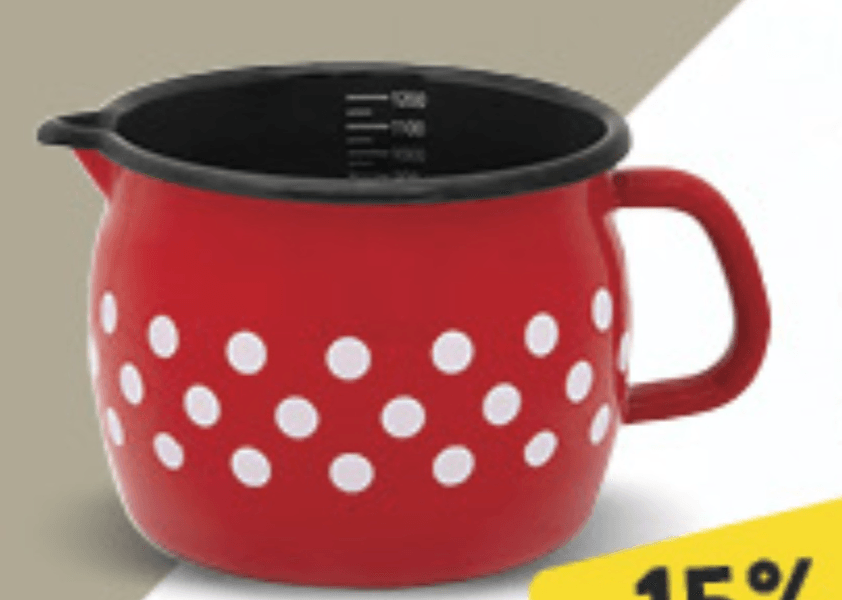 Lončić s kljunom dim.: 12cm, 1,30l, kom METALAC - Akcija u trgovini Konzum