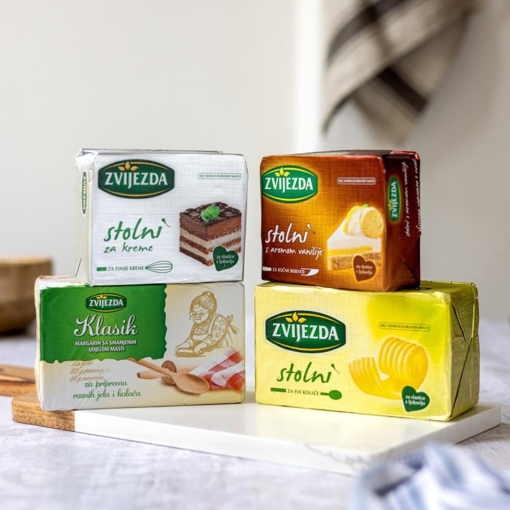 Zvijezda Stolni 4x250g - Akcija u trgovini Konzum