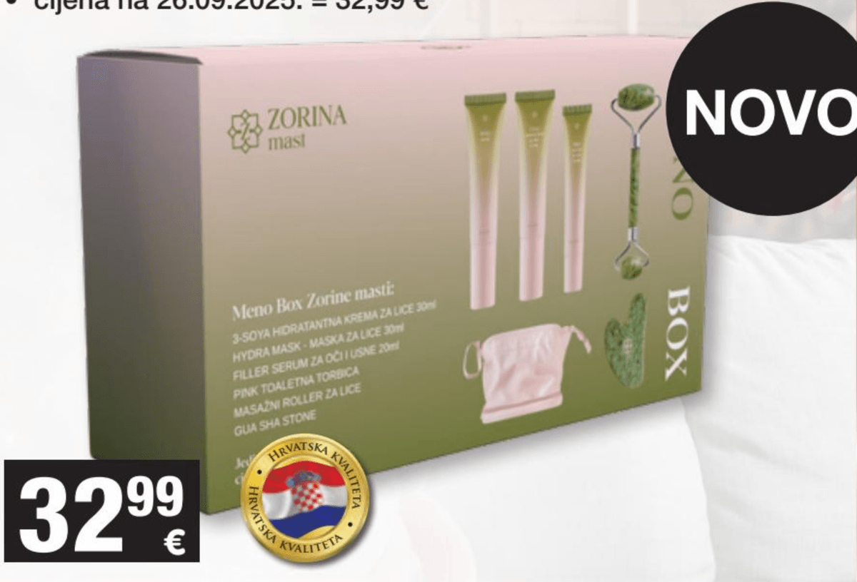 Poklon paket Zorina Mast Meno Box - Akcija u trgovini Interspar
