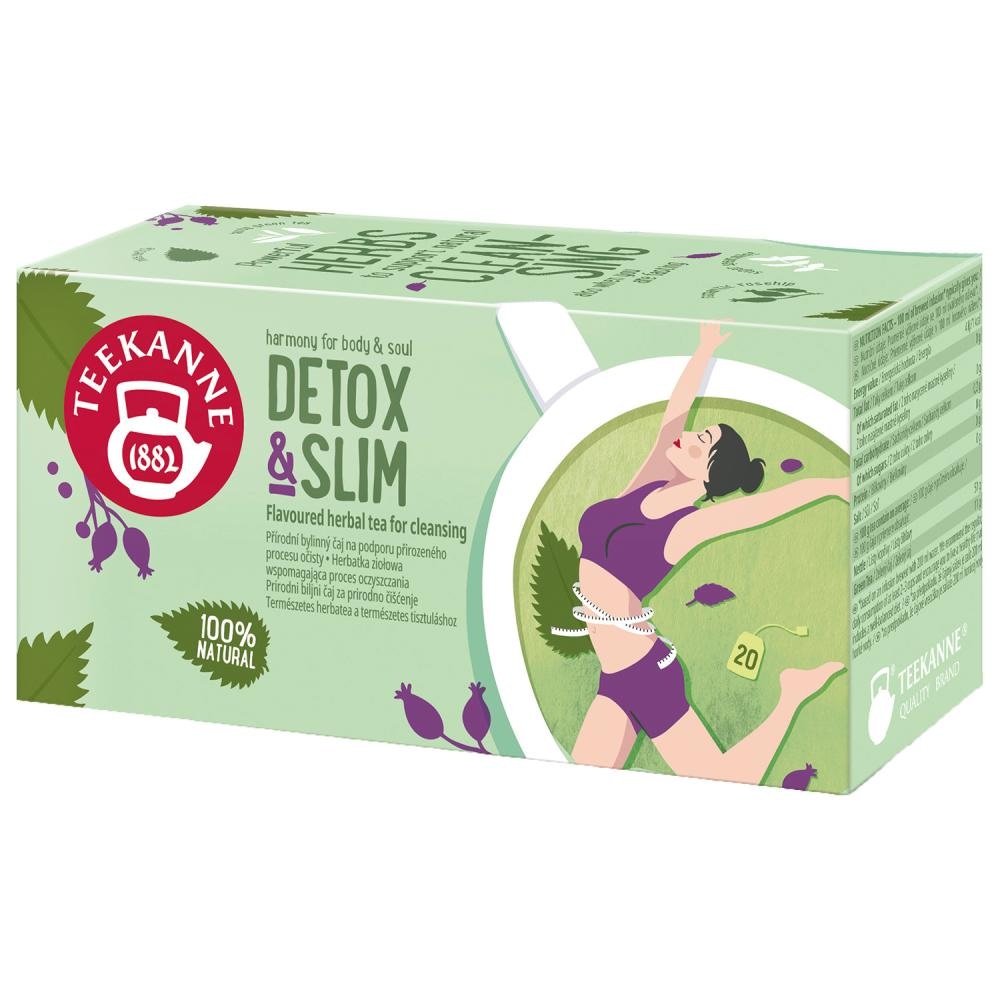 Čaj Teekanne Fit & Slim, Detox & Slim 32 g - Akcija u trgovini Boso