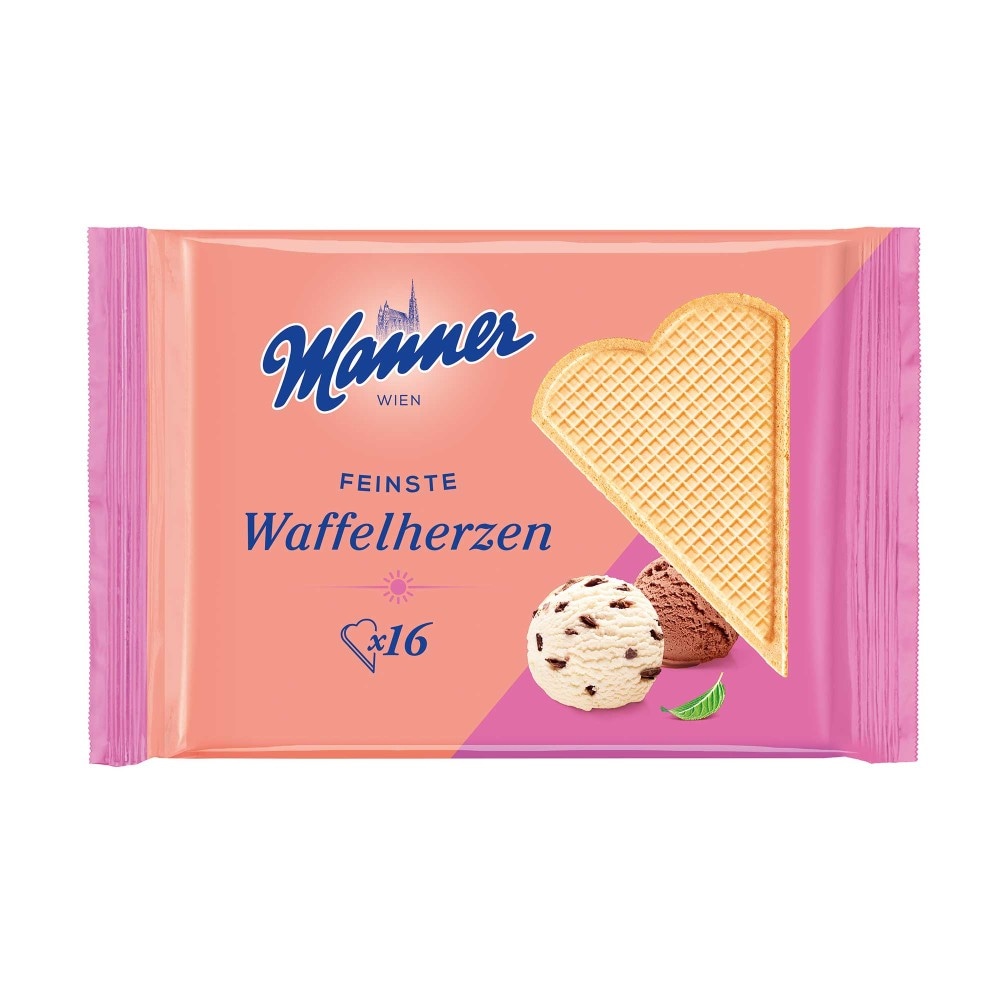 Manner Finest Waffel Herzen 55g - Akcija u trgovini Žabac