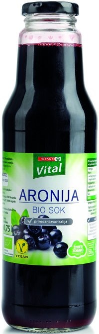 SPAR Vital Bio Sok Aronija 750 ml - Akcija u trgovini Spar