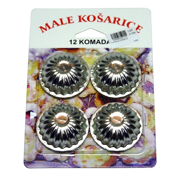 Set kalupa za male košarice 12 kom/set - Akcija u trgovini KTC