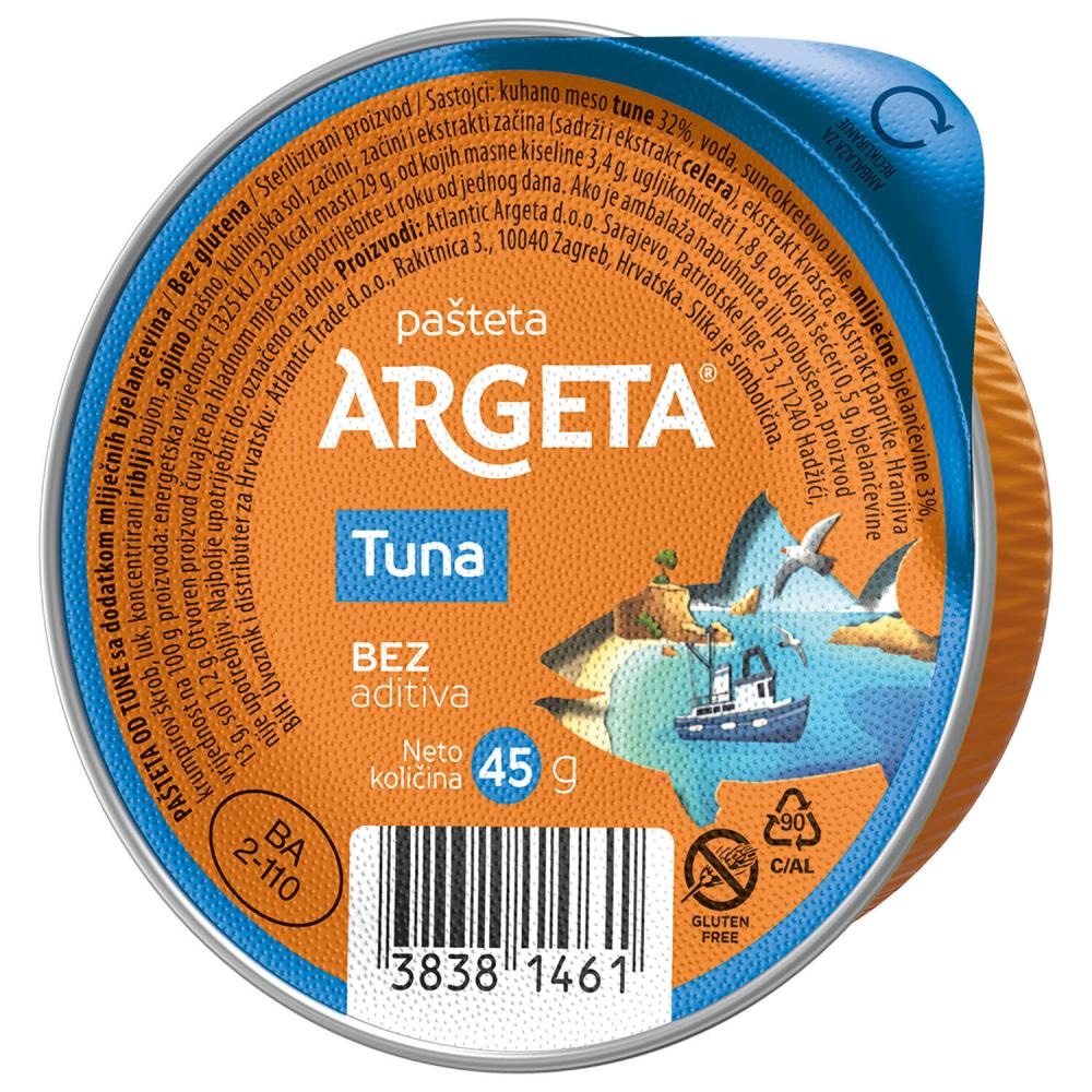 Pašteta Argeta tuna 45 g - Akcija u trgovini Bakmaz