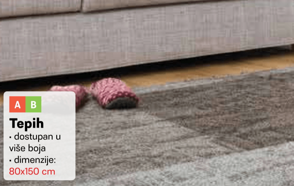 Tepih - Akcija u trgovini Plodine