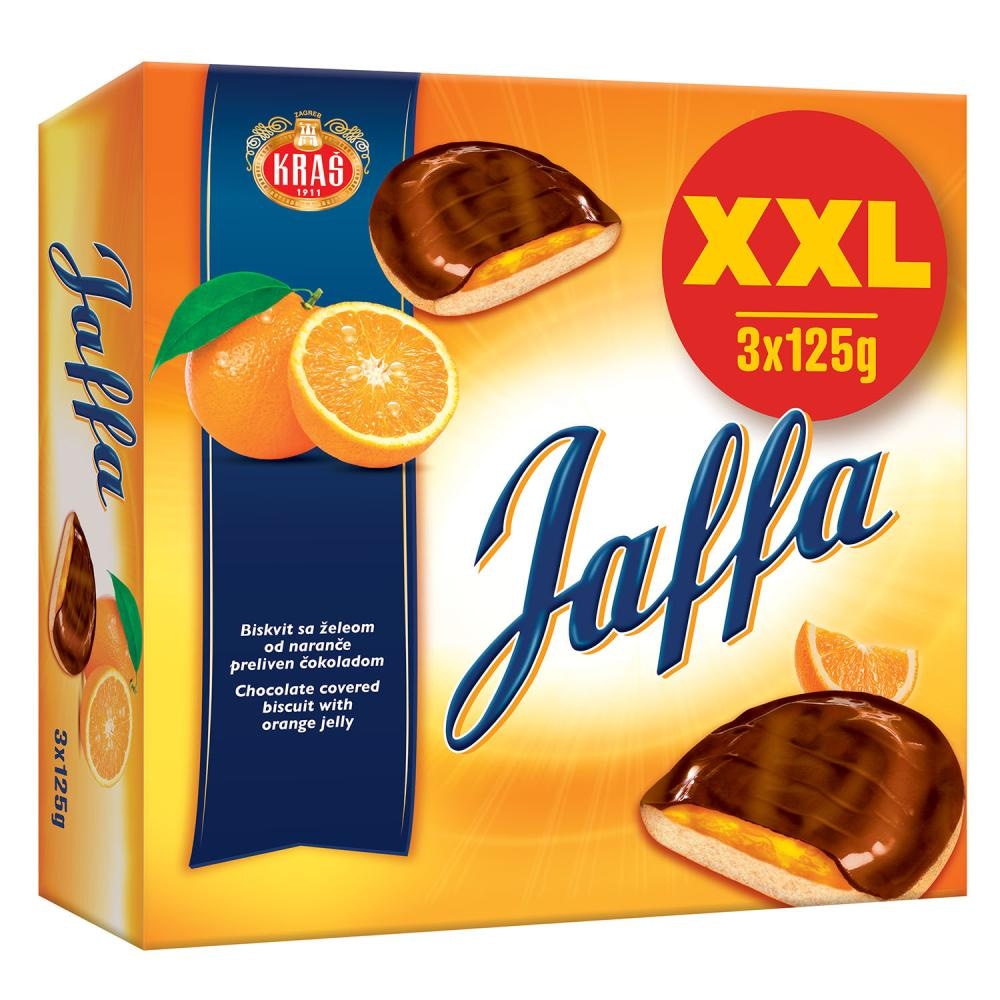 KRAŠ Jaffa Biskvit 3x125 g - Akcija u trgovini Kaufland