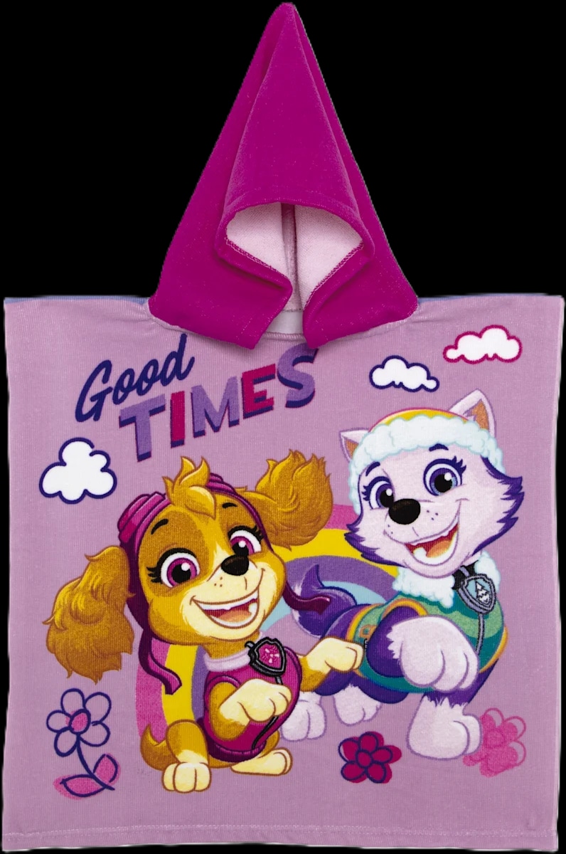 Dječji pončo, ručnik za plažu ili set ručnik s kapom i torbom Disney, Marvel, Paw Patrol ili Hello Kitty - Akcija u trgovini Plodine