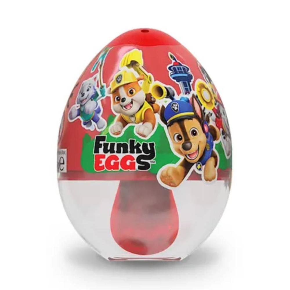 Jaje s bombonima Funky Eggs Paw Patrol ili Spužva Bob 10g - Akcija u trgovini KTC