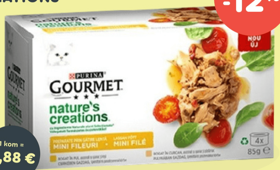 Gourmet Nature's Creations 4x85 g - Akcija u trgovini Zoo City