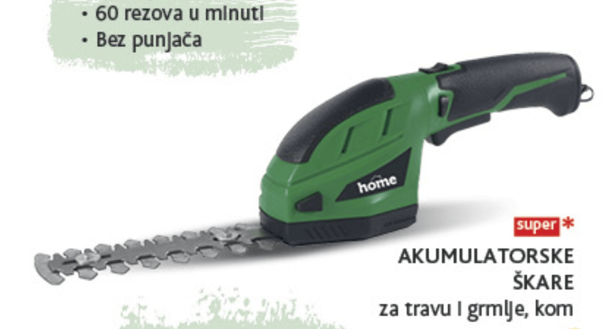 Akumulatorske škare HOME - Akcija u trgovini Konzum
