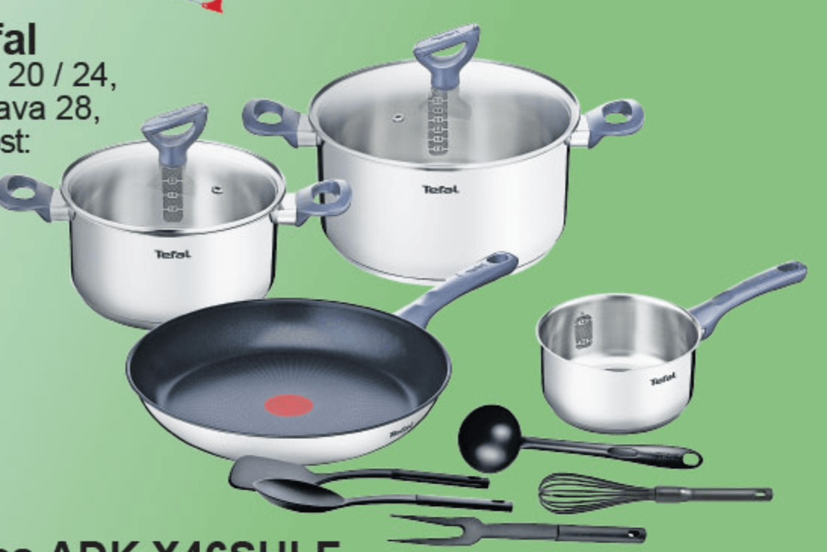 Set posuđa Tefal - Akcija u trgovini KTC