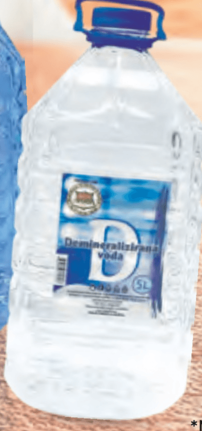 DEMINERALIZIRANA VODA 5 L - Akcija u trgovini Grama