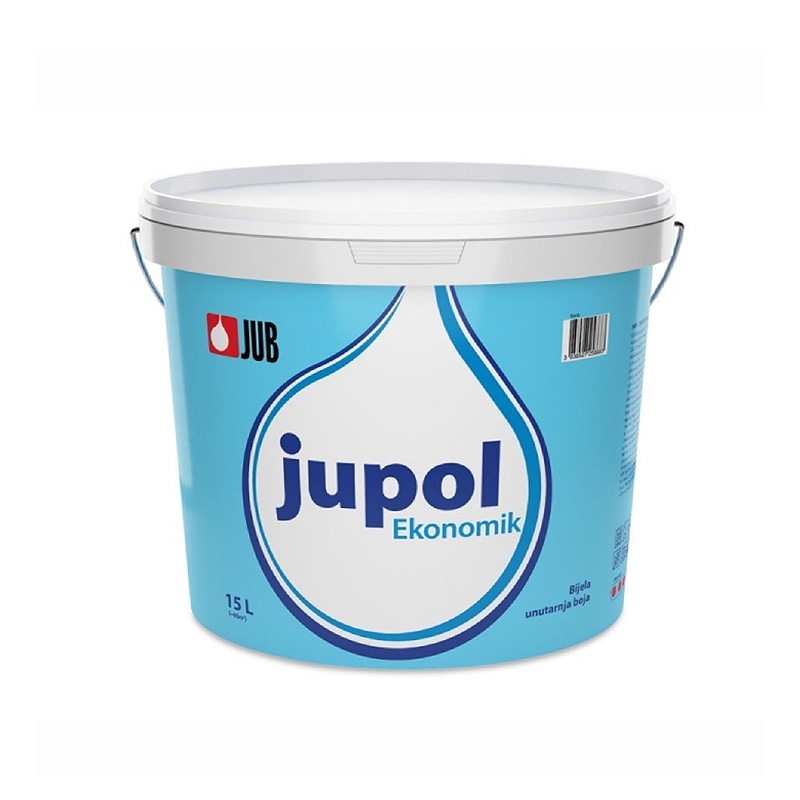Bijela boja za unutarnje zidove Jupol Ekonomik 15 L - Akcija u trgovini Spar