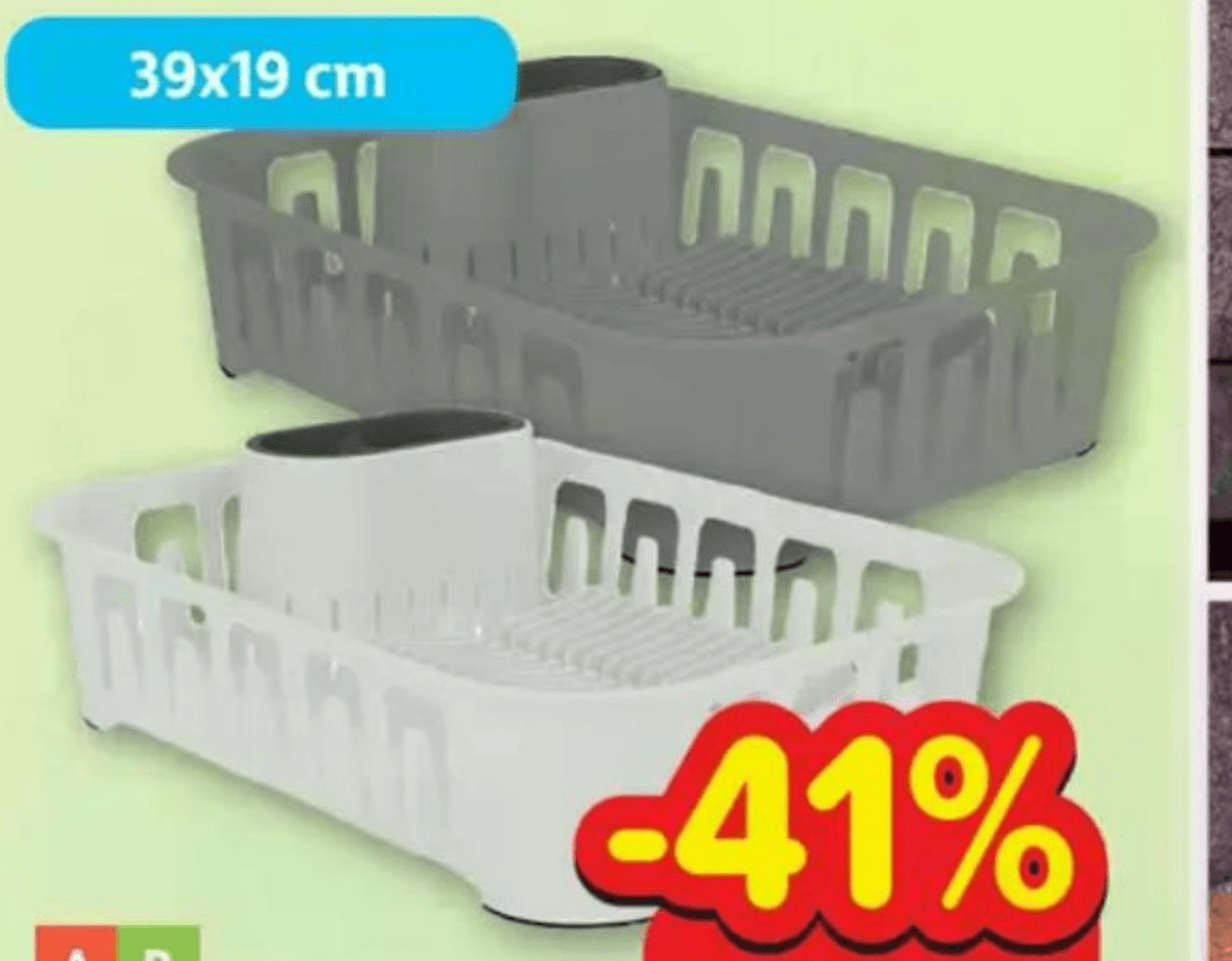 Ocjedivač posuđa 39x19 cm - Akcija u trgovini Plodine