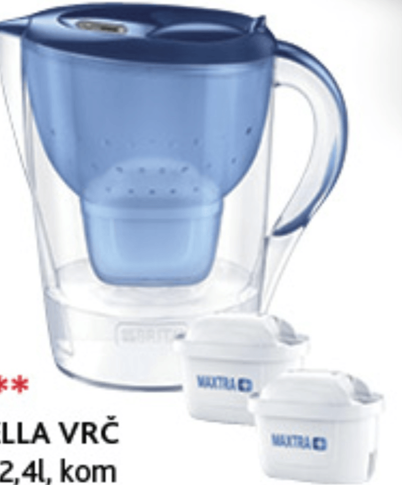 Marella vrč 2,4 l, kom Brita - Akcija u trgovini Konzum