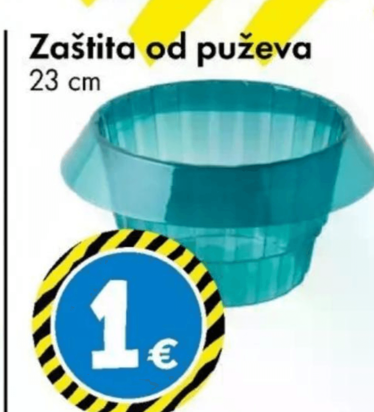 Zaštita od puževa 23 cm - Akcija u trgovini Tedi