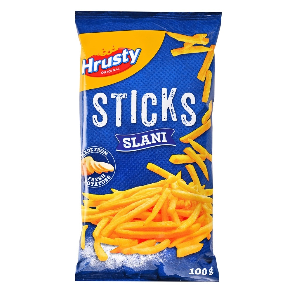 Hrusty Sticks 100 g Akcija u trgovini Konzum