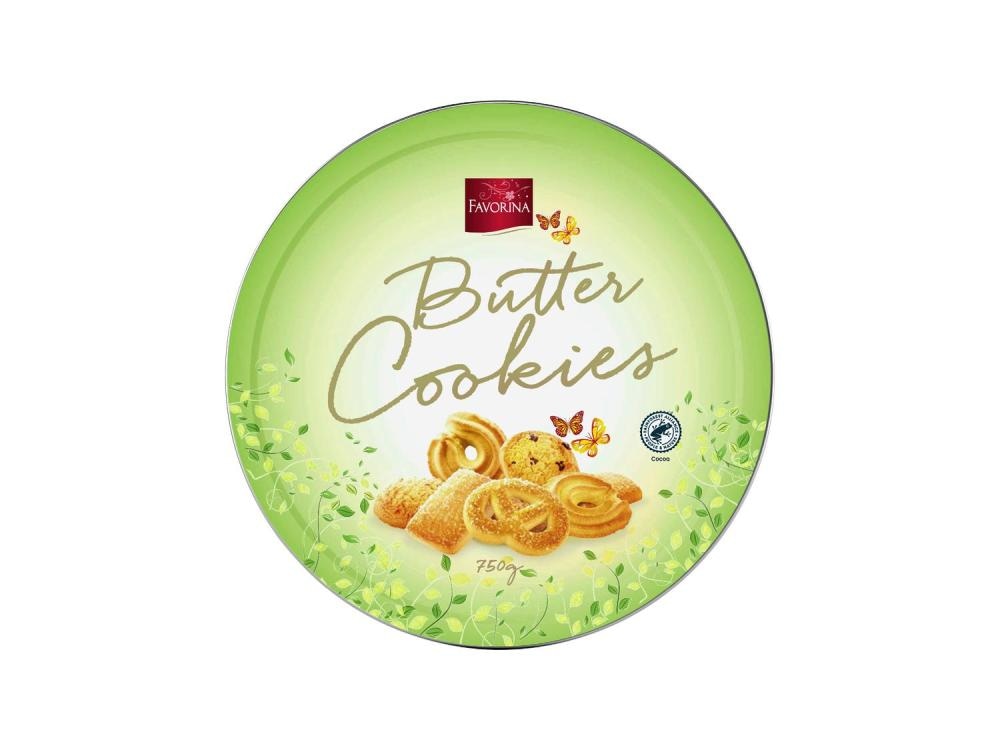 Kolačići s maslacem Favorina Butter Cookies 750 g - Akcija u trgovini Lidl