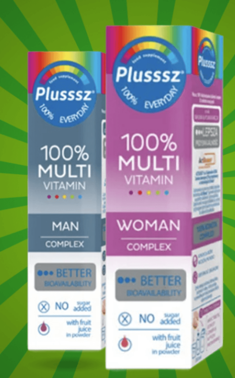 Plusssz 100% multivitamin Man complex - Akcija u trgovini Žabac