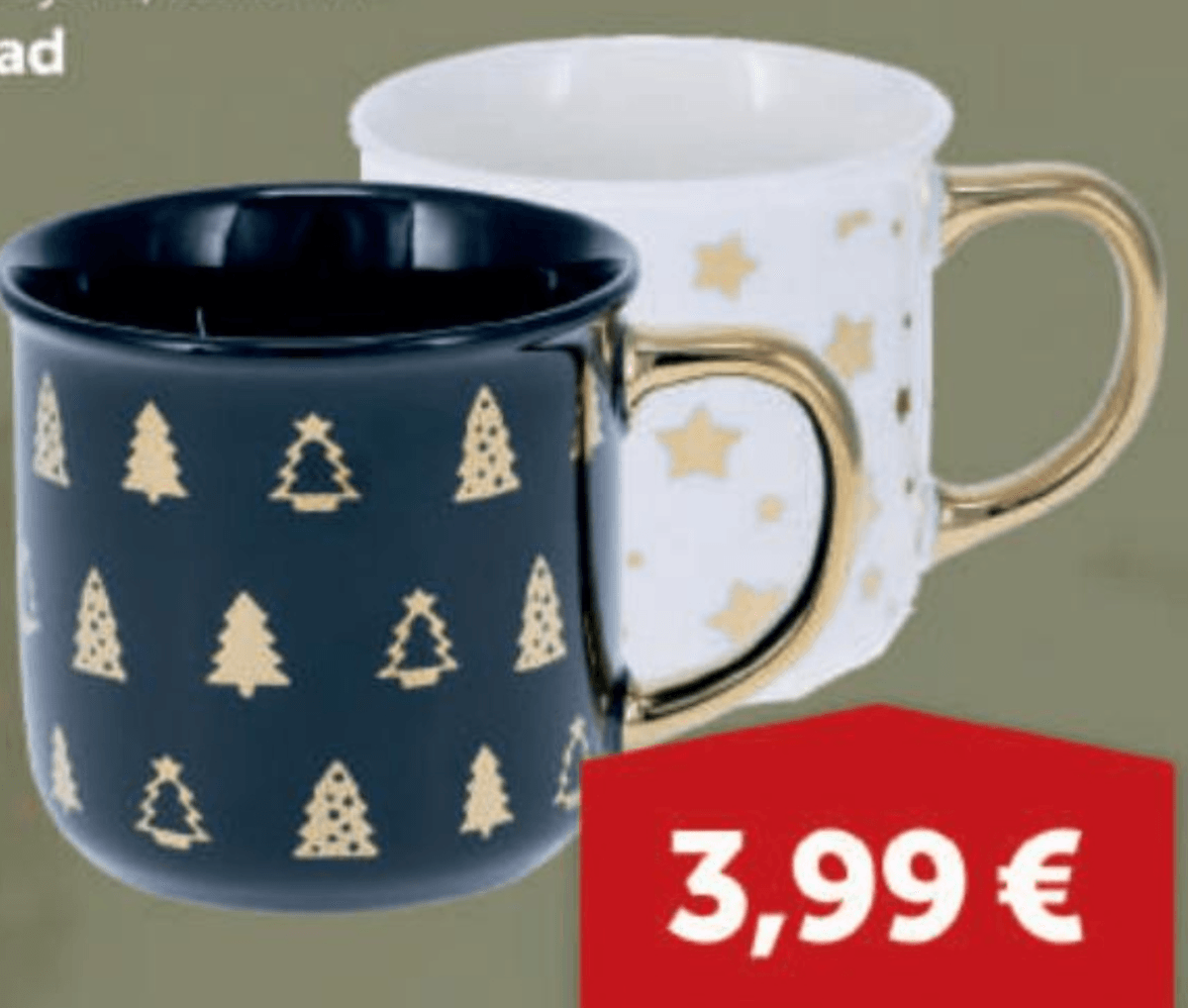 Božićna šalica 1 komad - Akcija u trgovini Boso