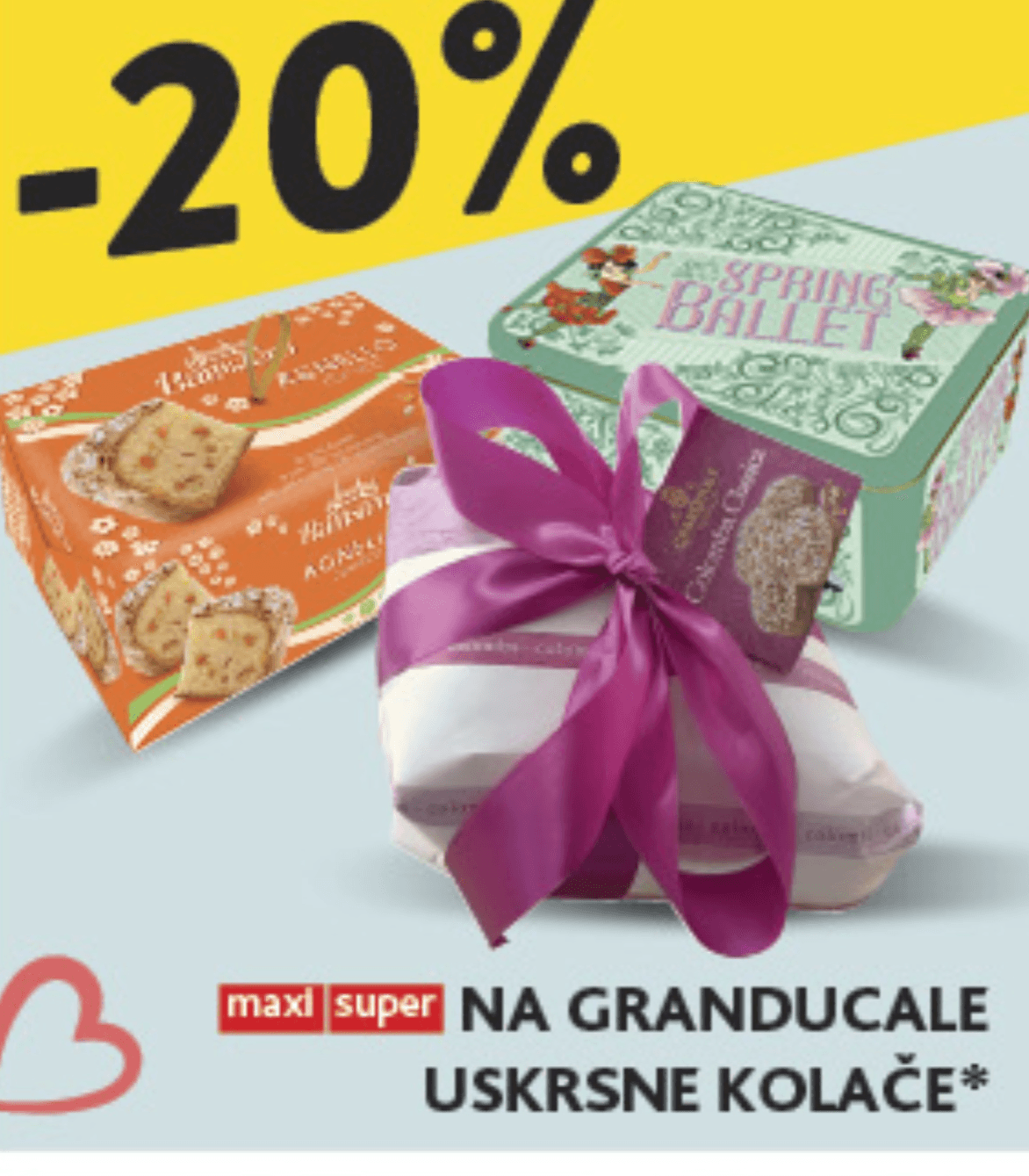 Odabrani Granducale uskršnji kolači - Akcija u trgovini Konzum