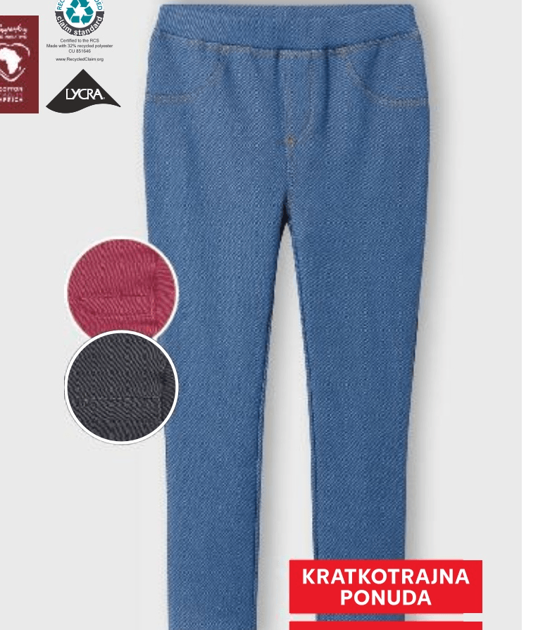 Traper tajice za djevojčice komad - Akcija u trgovini Kaufland