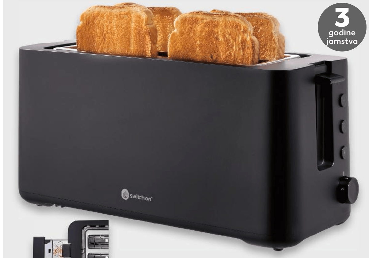 Toster komad SWITCH ON - Akcija u trgovini Kaufland