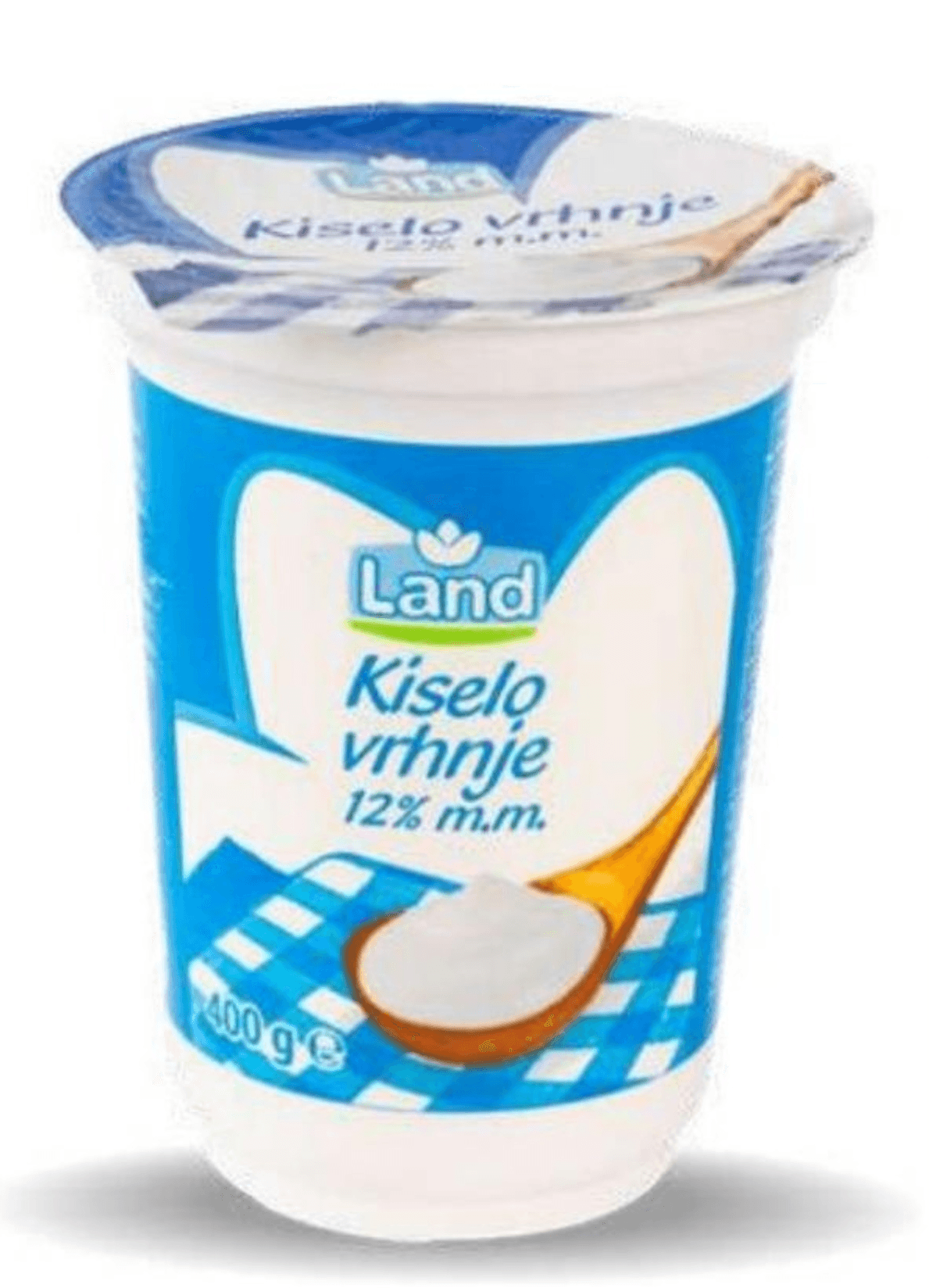 Kiselo vrhnje Land 12% m.m. 400 g - Akcija u trgovini Eurospin