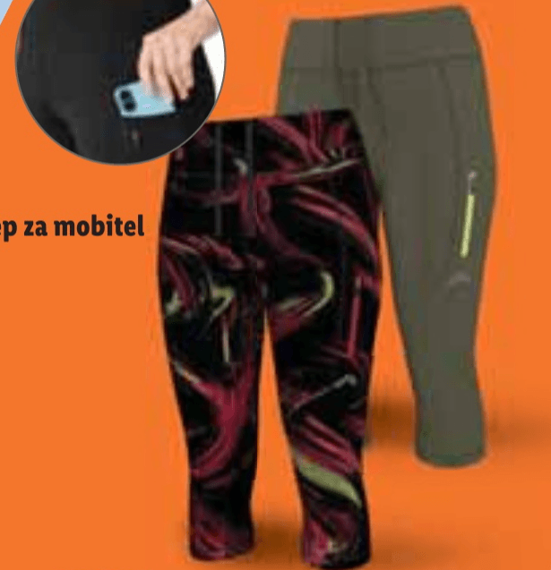 Ženske funkcionalne capri tajice Komad CRIVIT - Akcija u trgovini Lidl