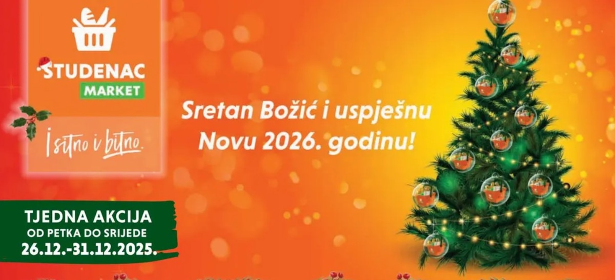 Studenac katalog Akcijska ponuda od 26.12. do 31.12.2025