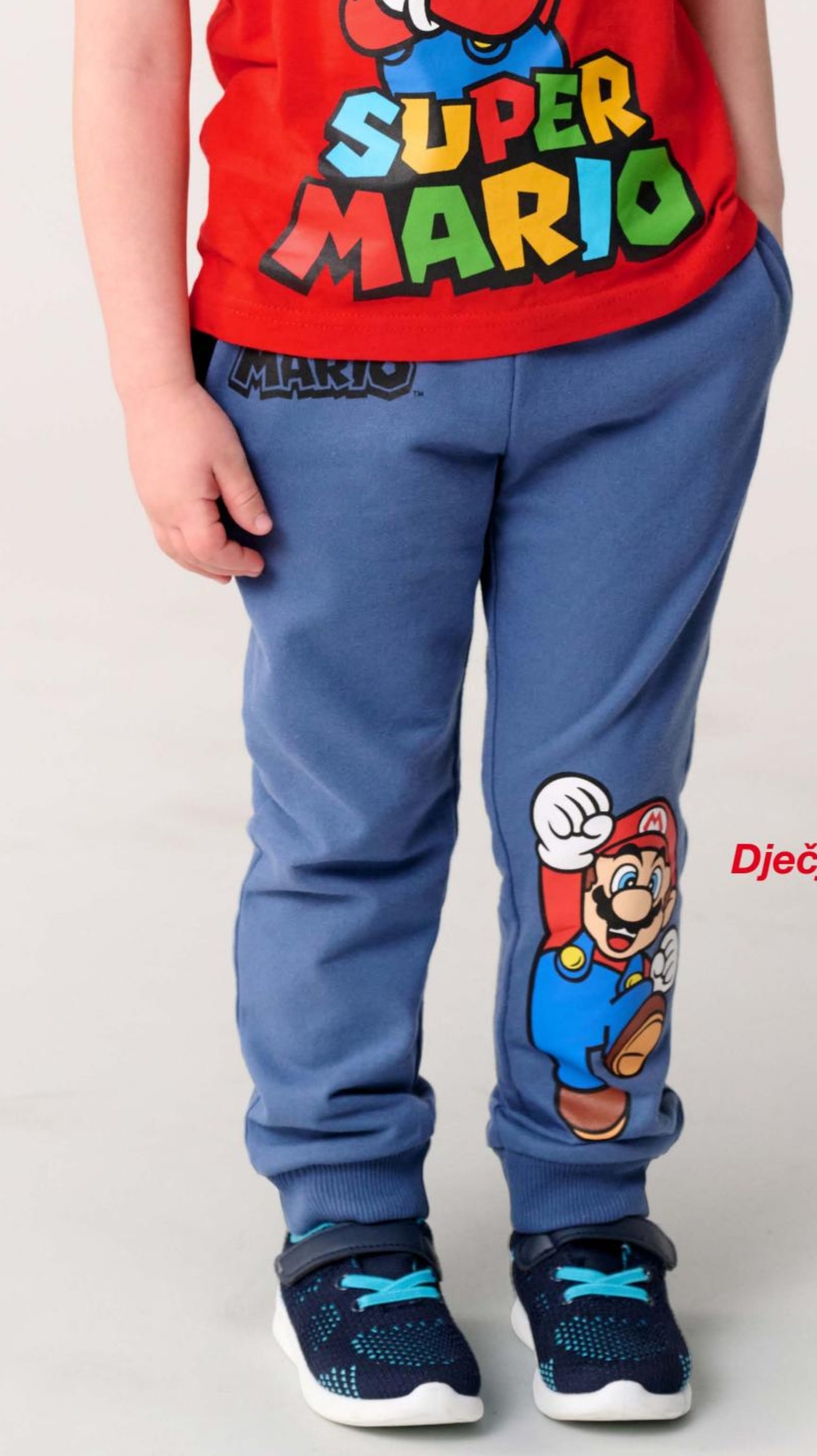 Dječji donji dio trenirke vel. 104-134/140 Super Mario - Akcija u trgovini Kik