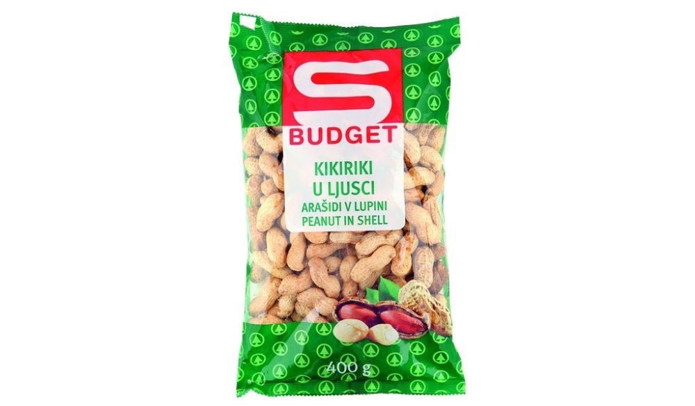 Kikiriki u ljusci 400 g S Budget - Akcija u trgovini Spar