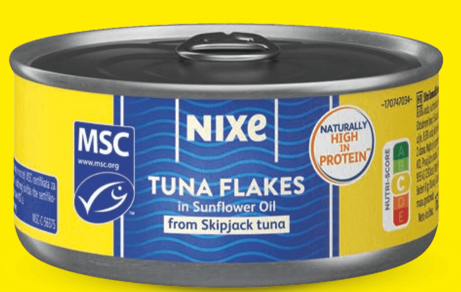 NIXE Tuna komadi u suncokretovom ulju 112 g (ocijeđene mase) - Akcija u trgovini Lidl