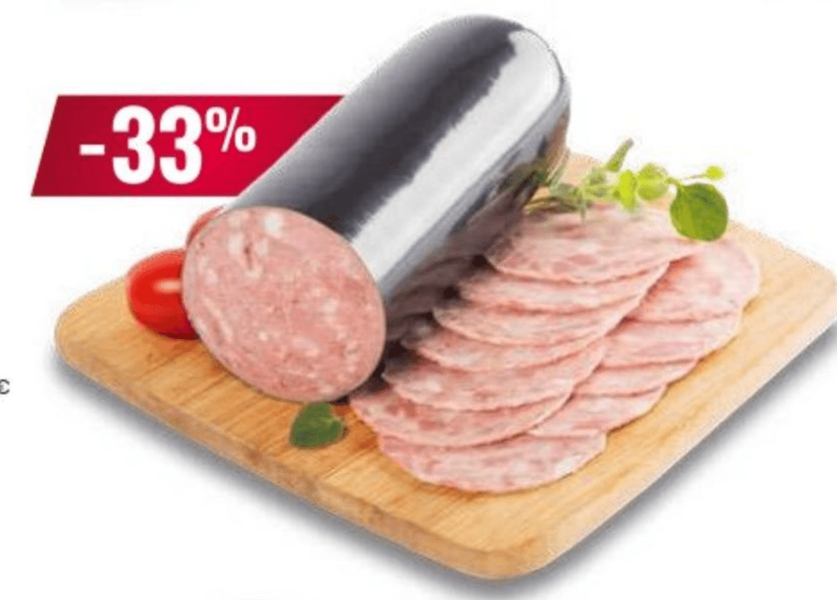 Tirolska kobasica za 100 g - Akcija u trgovini Eurospin