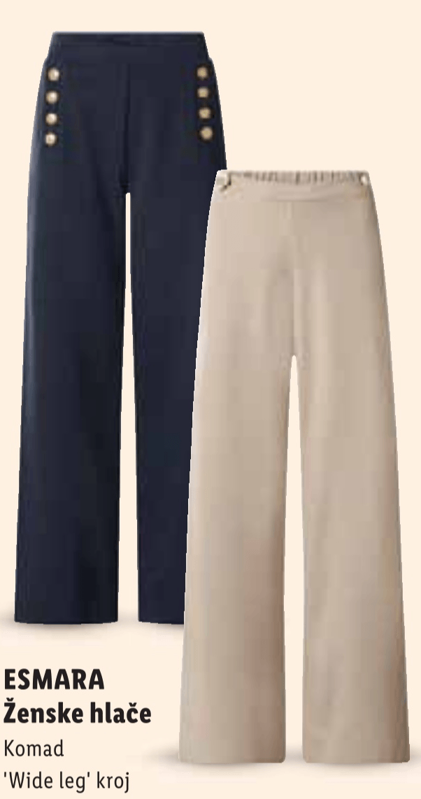 ESMARA Ženske hlače - Akcija u trgovini Lidl