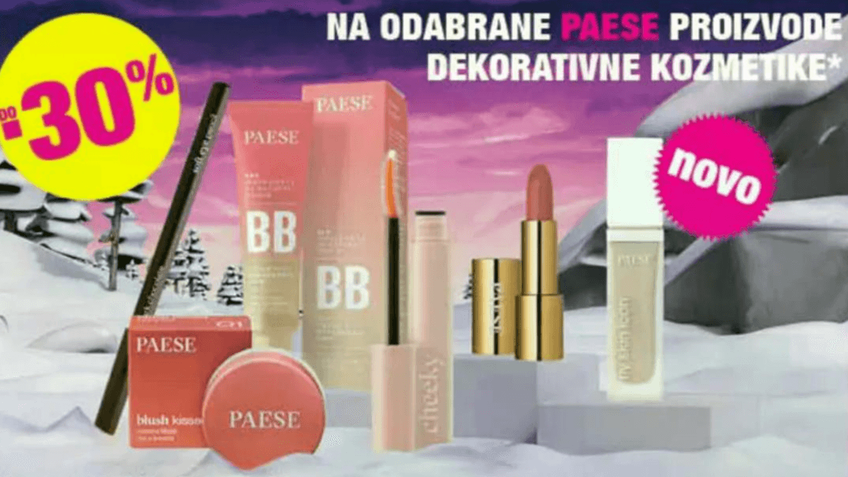 Odabrani Paese proizvodi dekorativne kozmetike - Akcija u trgovini Bipa