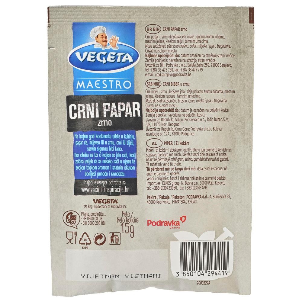 Vegeta Maestro Papar - Akcija u trgovini Konzum