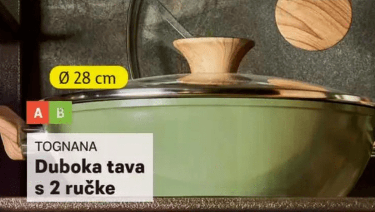 Tognana Duboka tava s 2 ručke Ø 28 cm - Akcija u trgovini Plodine