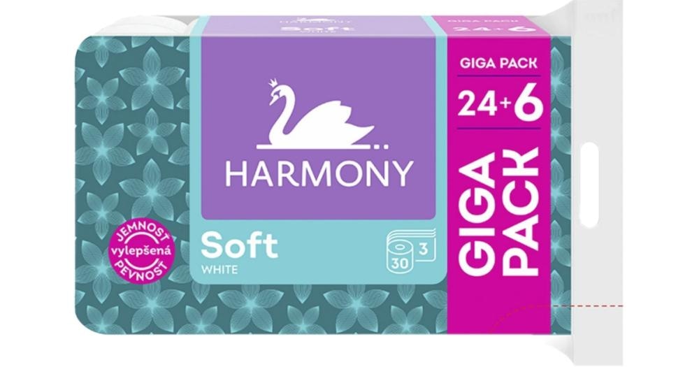 Harmony toaletni papir Soft White 30/1 Akcija u trgovini Kaufland