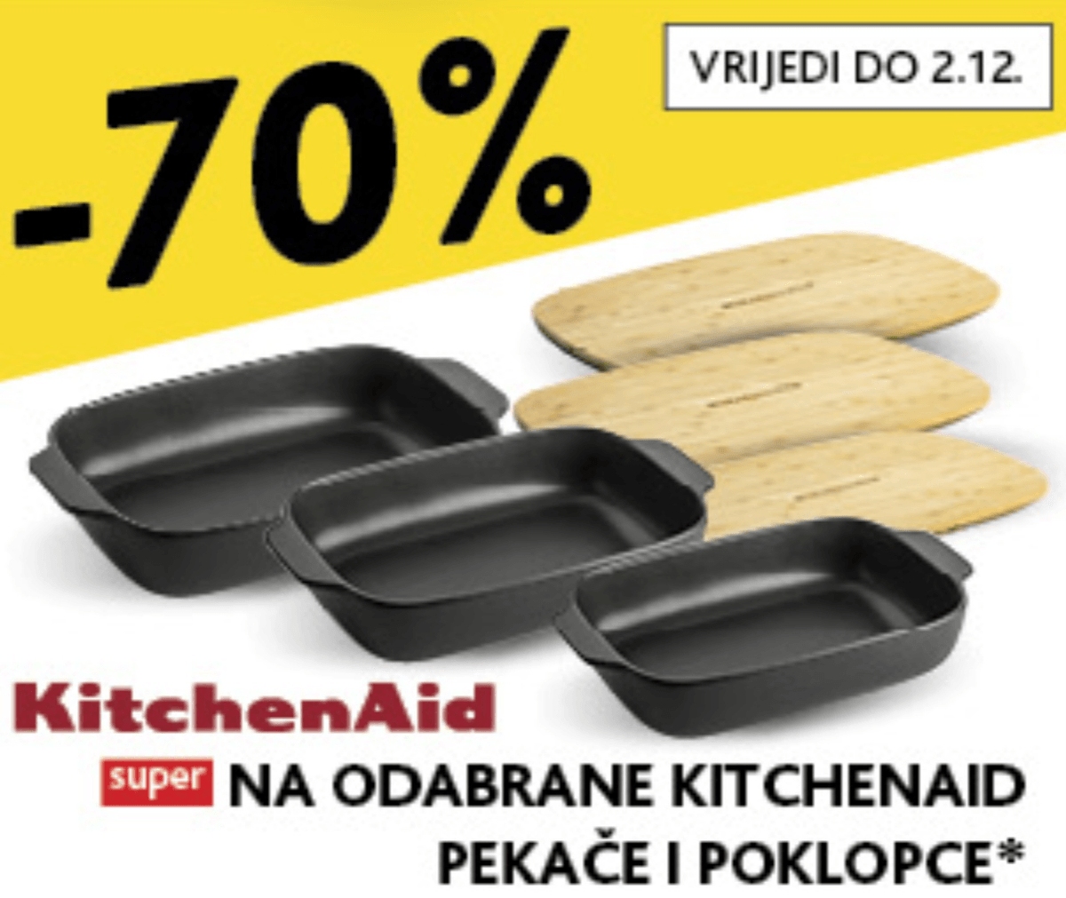 Odabrani KitchenAid pekači i poklopci - Akcija u trgovini Konzum