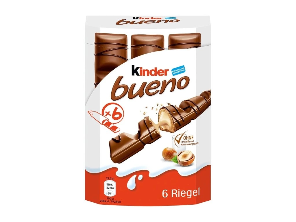 Kinder Bueno 6 kom - Akcija u trgovini Mueller