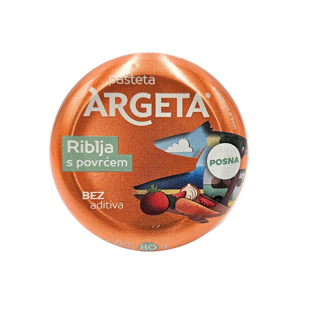 Riblja pašteta s povrćem Argeta 95g - Akcija u trgovini Vrutak