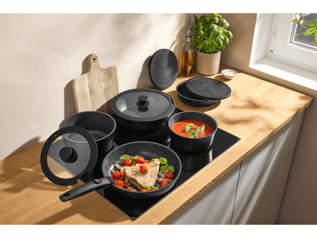 SILVERCREST® Set lonaca i tava 5 komada u setu - Akcija u trgovini Lidl