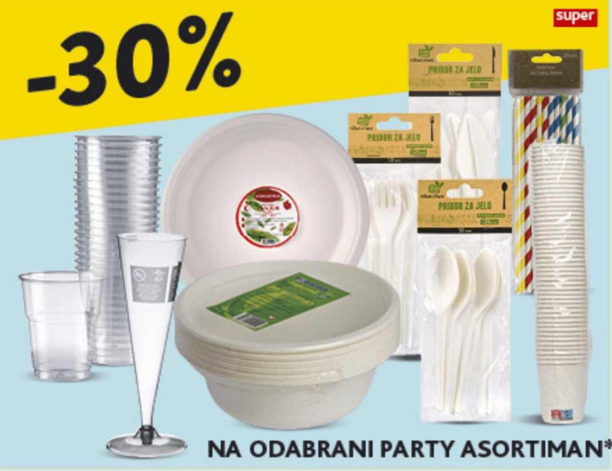 Odabrani party asortiman - Akcija u trgovini Konzum