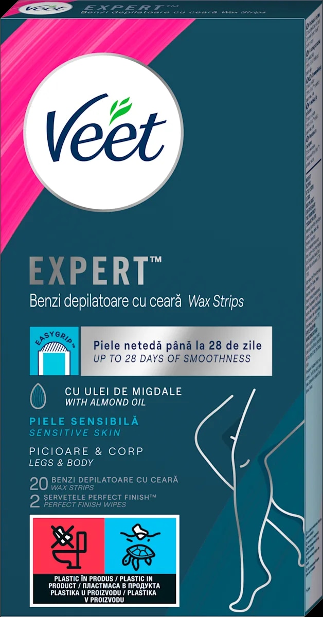 Veet Listići za depilaciju 20 kom - Akcija u trgovini Bipa